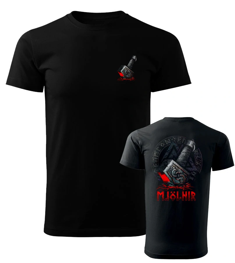 Pánske tričko Thorovo kladivo – Mjölnir