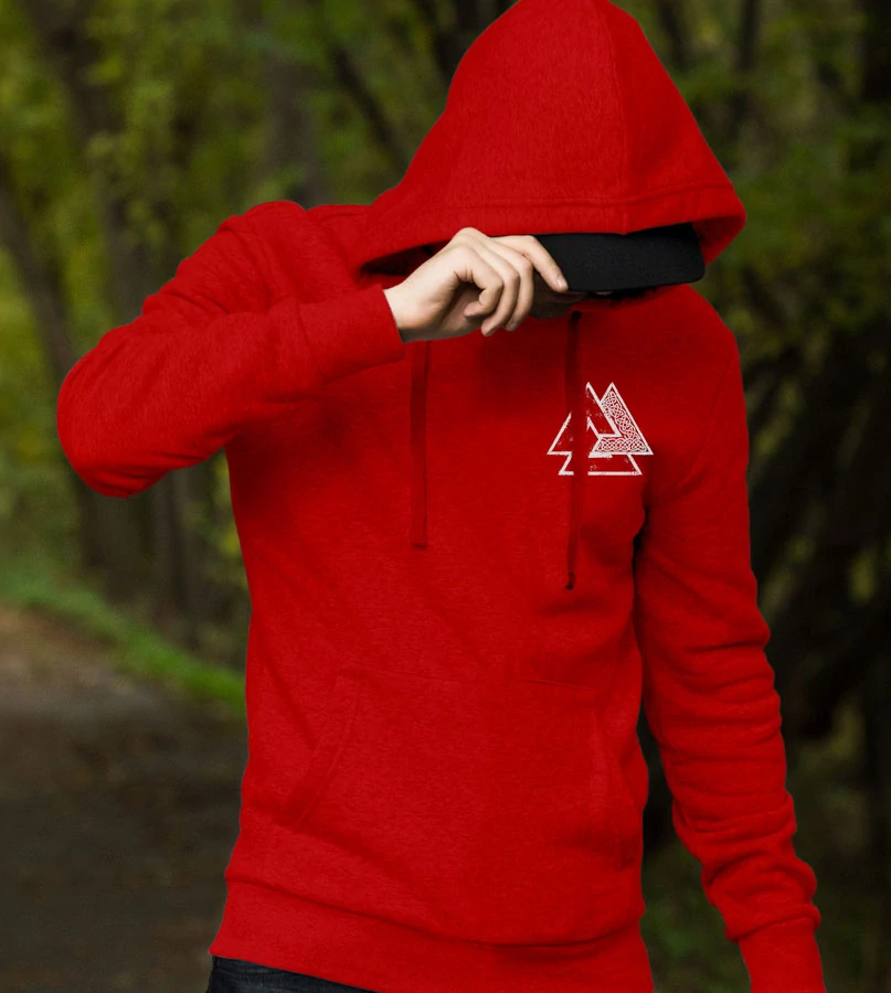 Pánska mikina Valknut a Fenrir