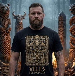 Pánske tričko Veles - Boh podsvetia