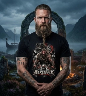 Pánske tričko Berserker - Vlčí bojovník